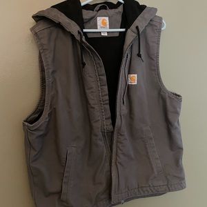 Gravel Gray Carhartt Vest Size Large